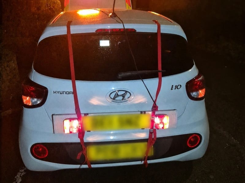 Night time roadside recovery